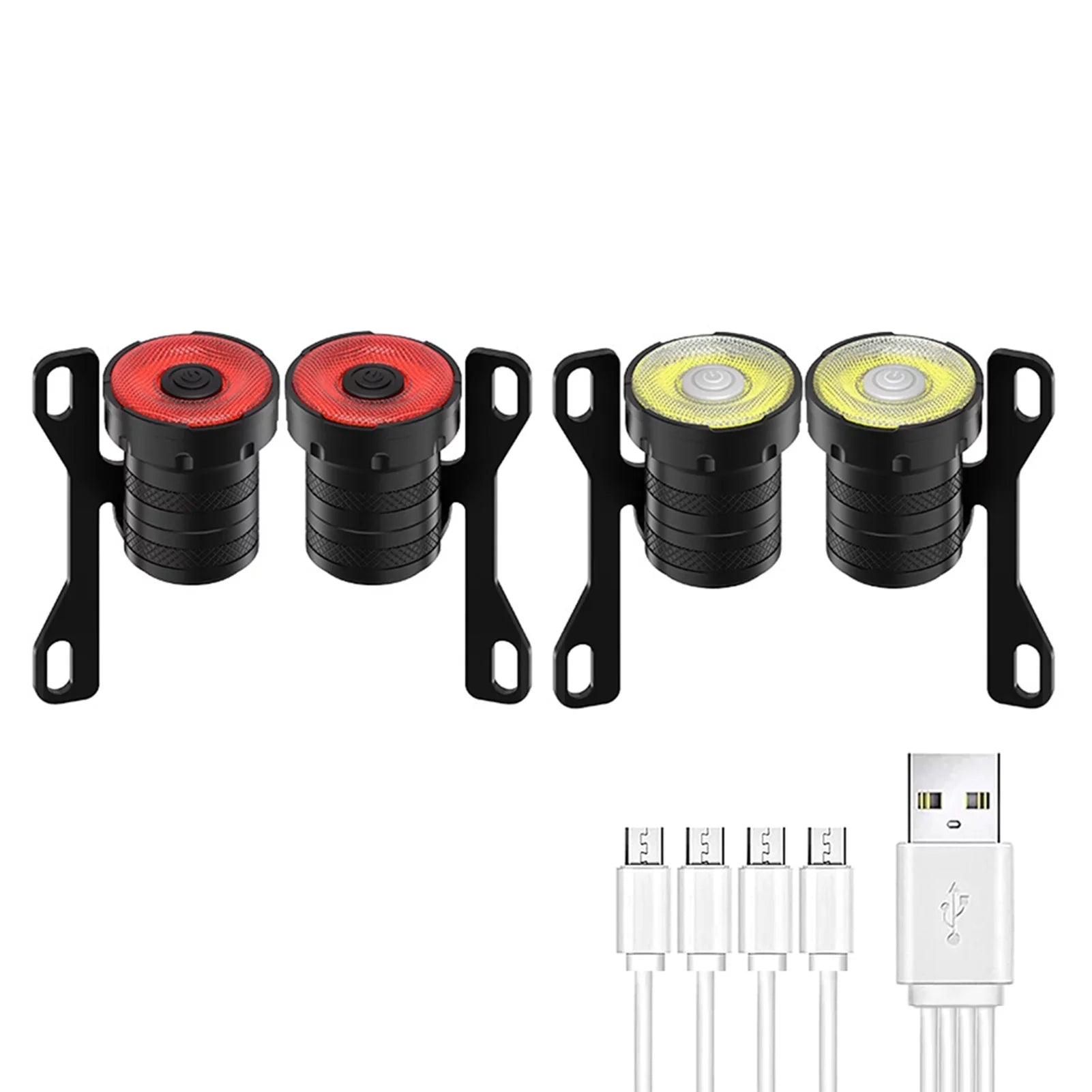 Anself Skateboard  Rechargeable Skateboard Longboard Front and Rear Set with 4-in-1 Charging Cable