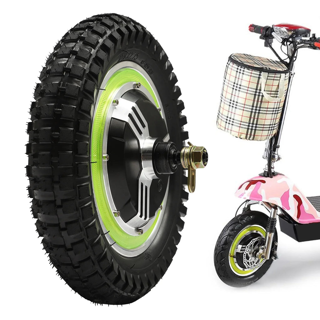 Wuzstar -Bike Brushless Hub Motor 48V 350W 12'' Front Rear Wheel Electric Bicycle Conversion Kit 250-1000