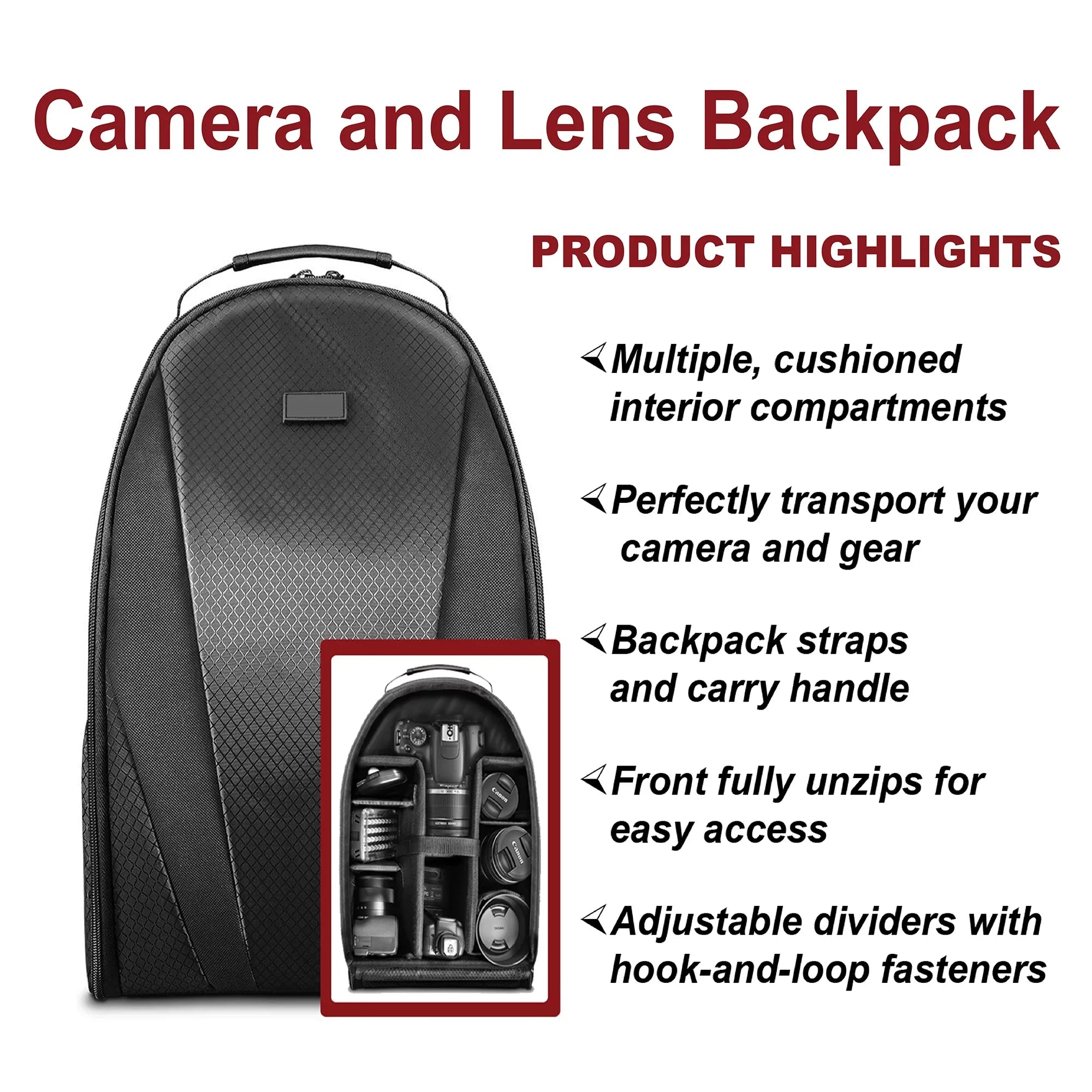 Nikon   70-200mm /2.8   Lens with 32GB SanDisk Memory Card + Tripod + Backpack + -Cell Accessory Bundle