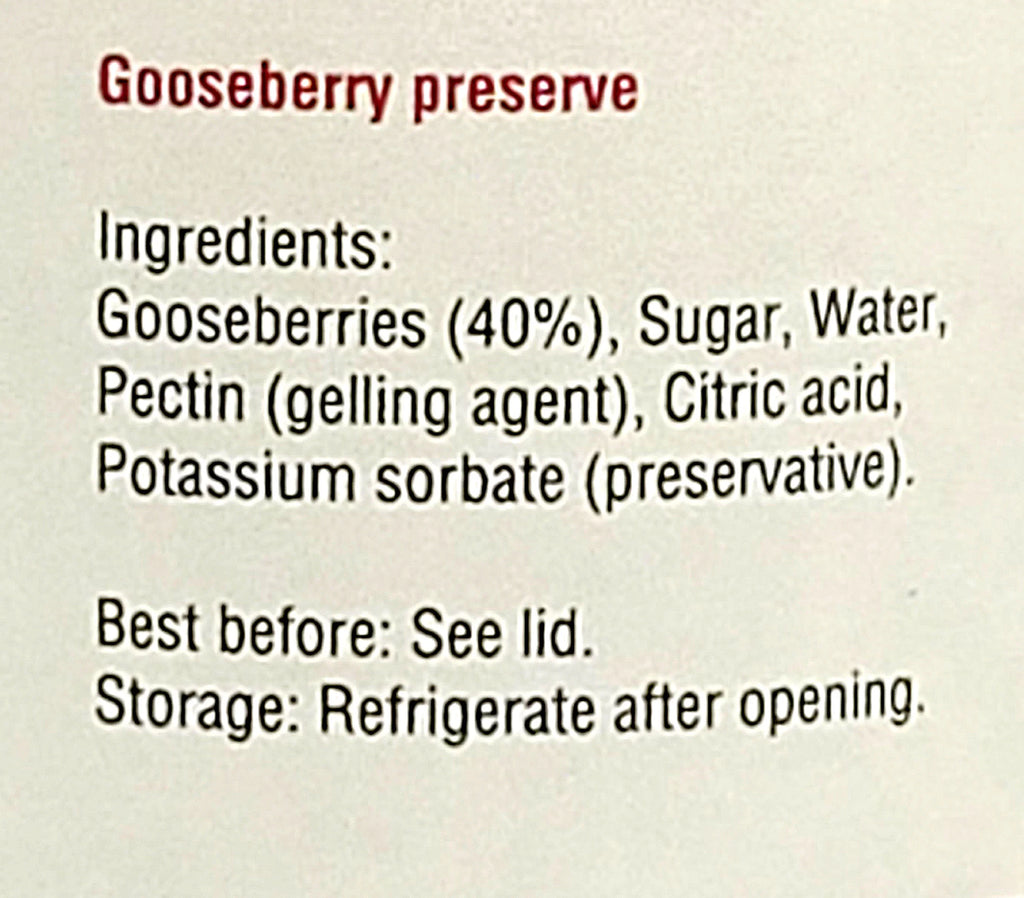 Combo Pack of Hafi Swedish Gooseberry & Swedish Blueberry Preserves 14.1 Oz. (400 ml) Each with Bonus Modern Stainless Steel Spoon (3-Pc Set)