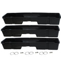 Red Hound Auto 3 Under Seat Storage Boxes Compatible with Chevrolet  Silverado Sierra 1500 2500 3500 1999-2006 Extended Cab Underseat System