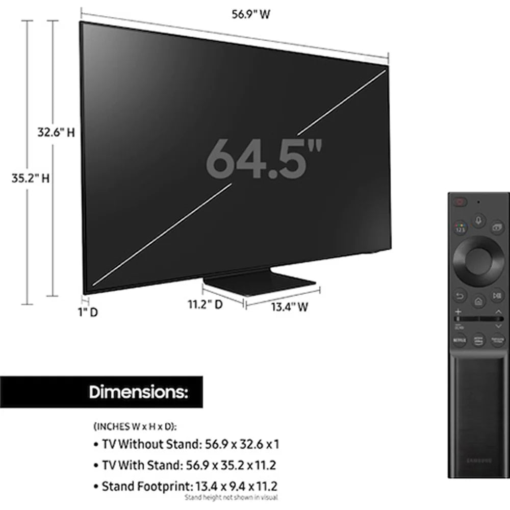 Samsung  65 Inch Neo  4K Smart  (2021) Bundle with Premium Extended Warranty