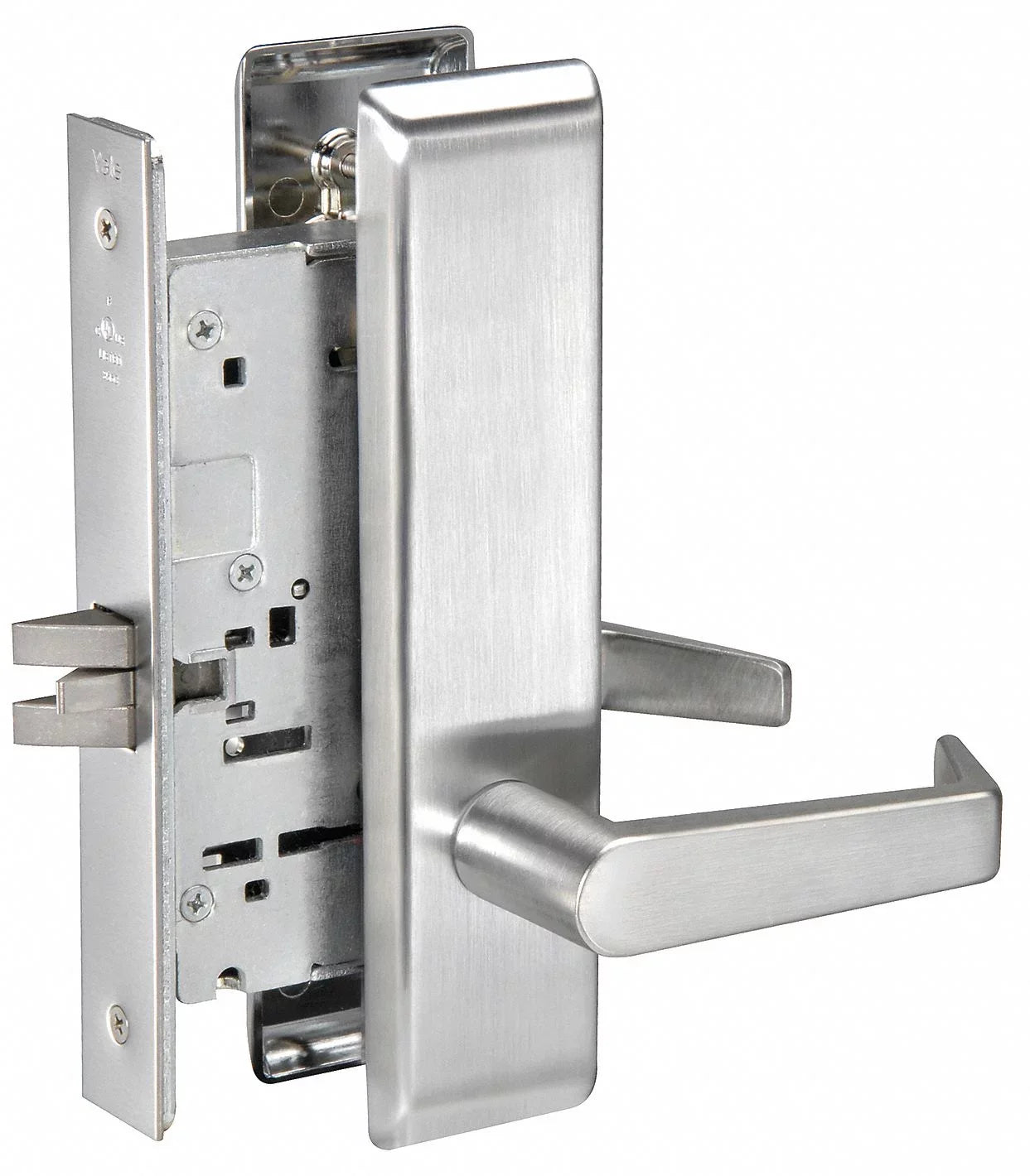 Yale Lever Lockset,Mechanical,Passage,Grade 1  x 626