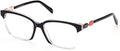 Eyeglasses Emilio Pucci  5185 003 Black/Crystal / Shiny Black
