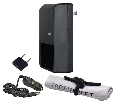 Sony Cyber-Shot -  Off Camera 'Intelligent' Rapid Charger + Nwv Direct Microfiber Cleaning Cloth.