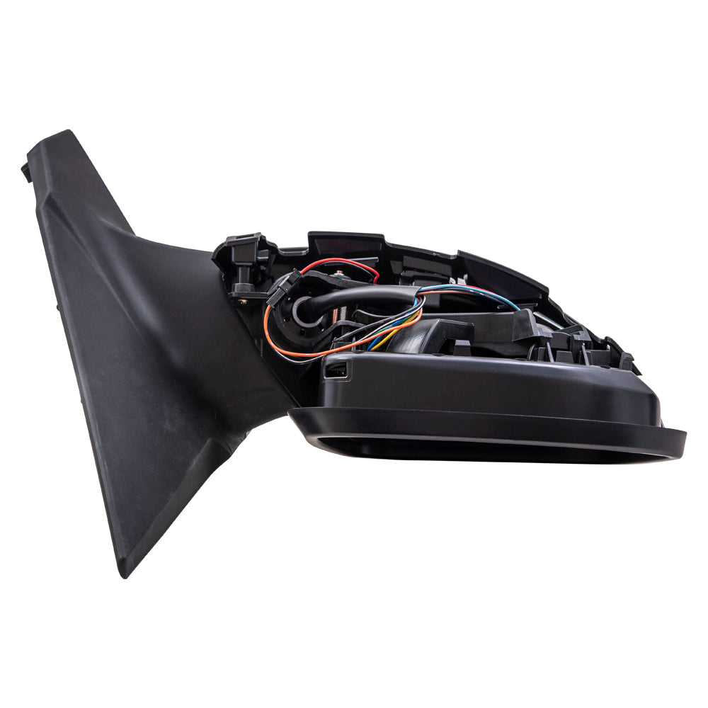 Brock Aftermarket Replacement Passenger Right Power Mirror With Heat-Signal-Camera Paint To Match Black Compatible With 2020-2021 Nissan Sentra