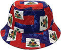 Haiti Haitian Flag Bucket Hat Hats Fashion Sun Cap Packable Outdoor Haitian Unisex Women Men