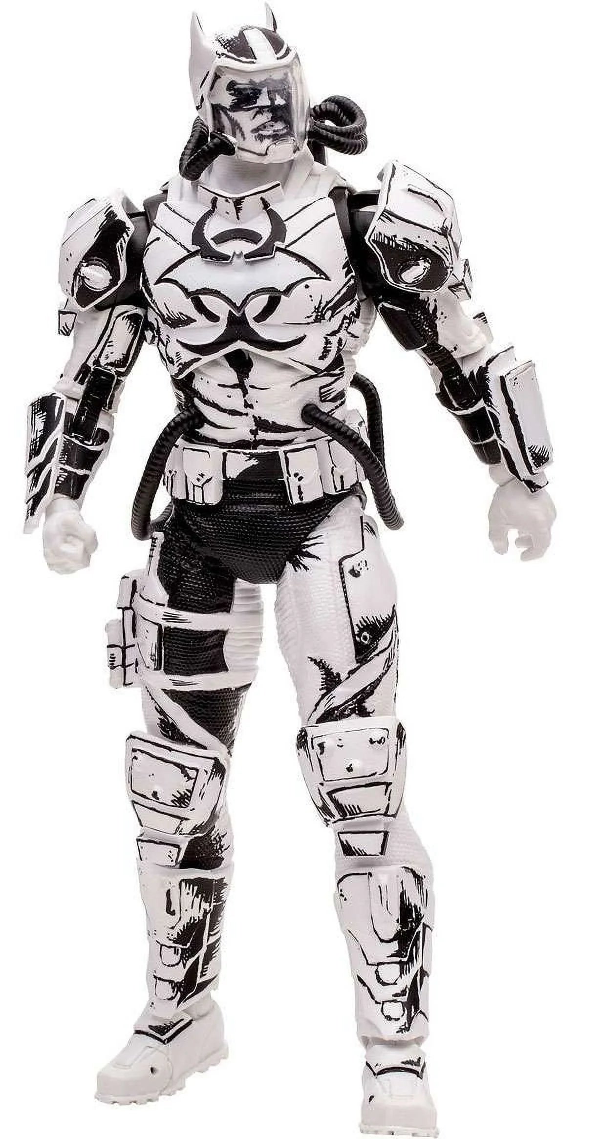 McFarlane  Gold Label Collection Hazmat Suit Batman Action Figure (Sketch Edition, Justice League: The Amazo Virus)