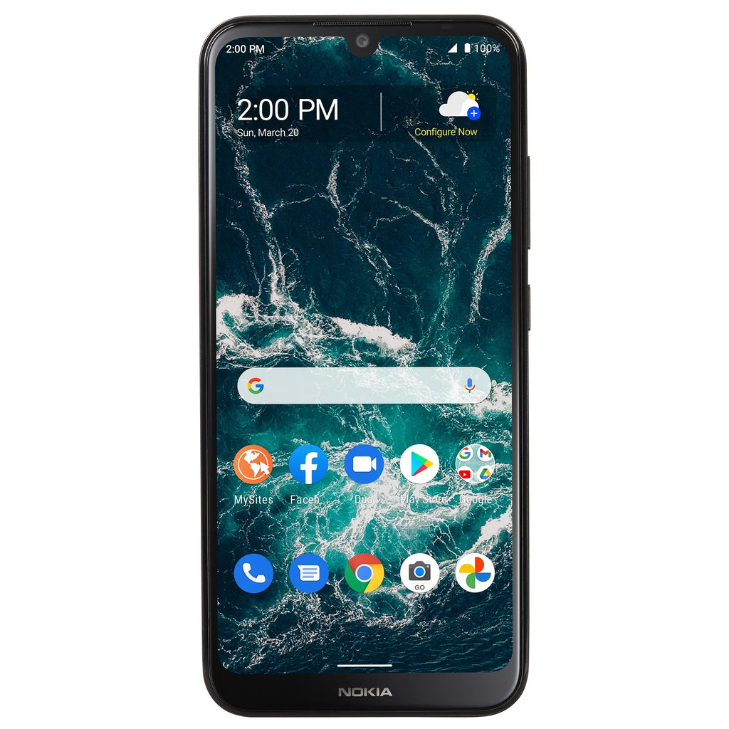Simple Mobile Nokia , 32GB, Gray- Prepaid Smartphone [Locked to Simple Mobile]