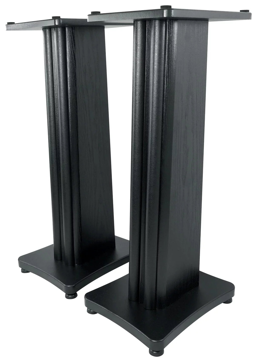 (2) Rockville  8"  Studio Monitor Speakers+28" Black Premium Stands