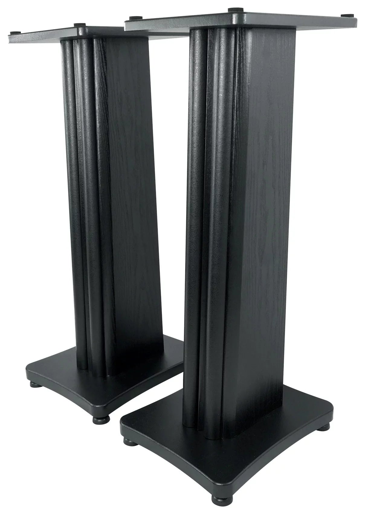 (2) Rockville  8"  Studio Monitor Speakers+28" Black Premium Stands