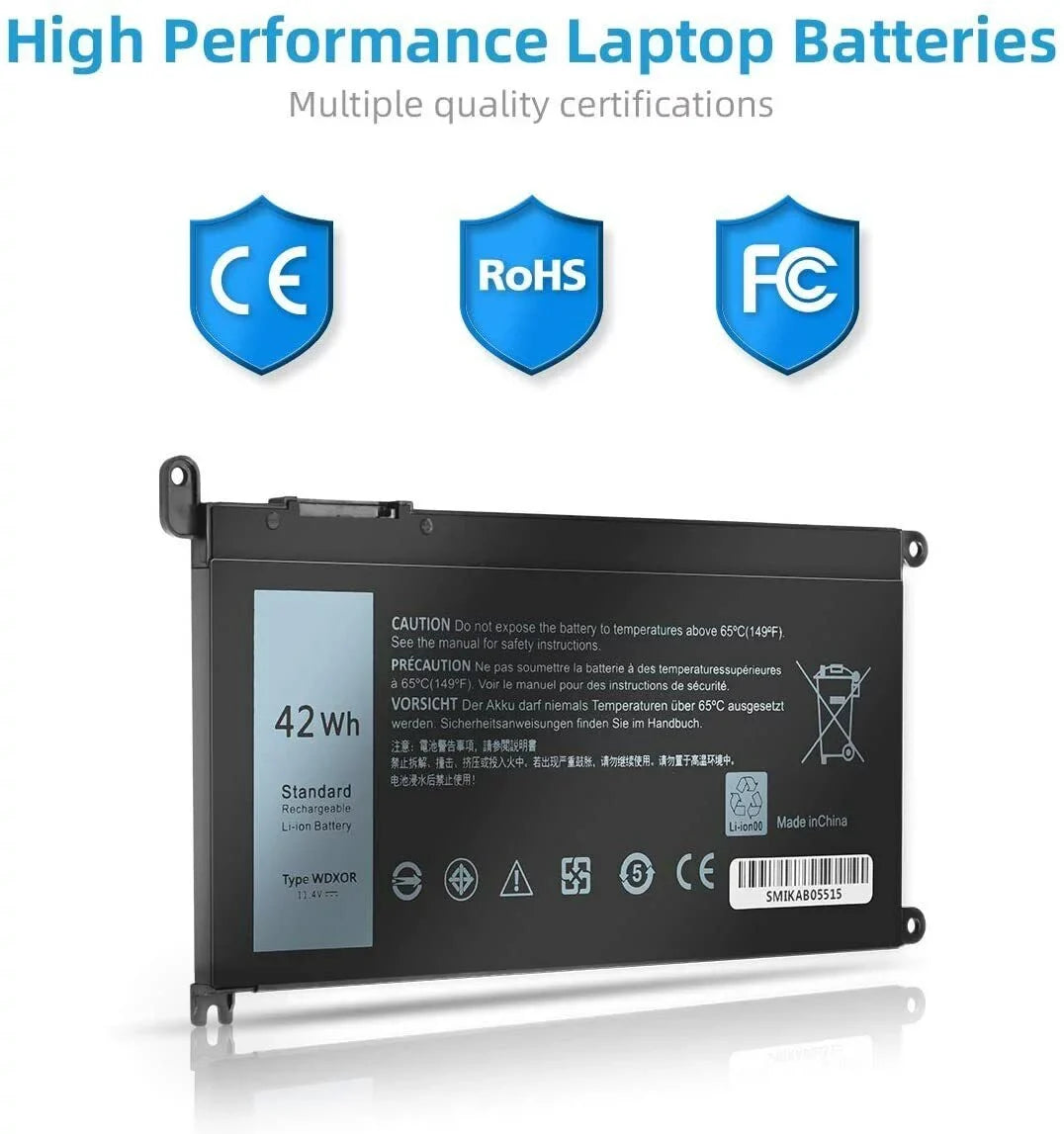 5x Battery  For Dell Inspiron 15 5567 5568 13 5368 7368 7569 7579