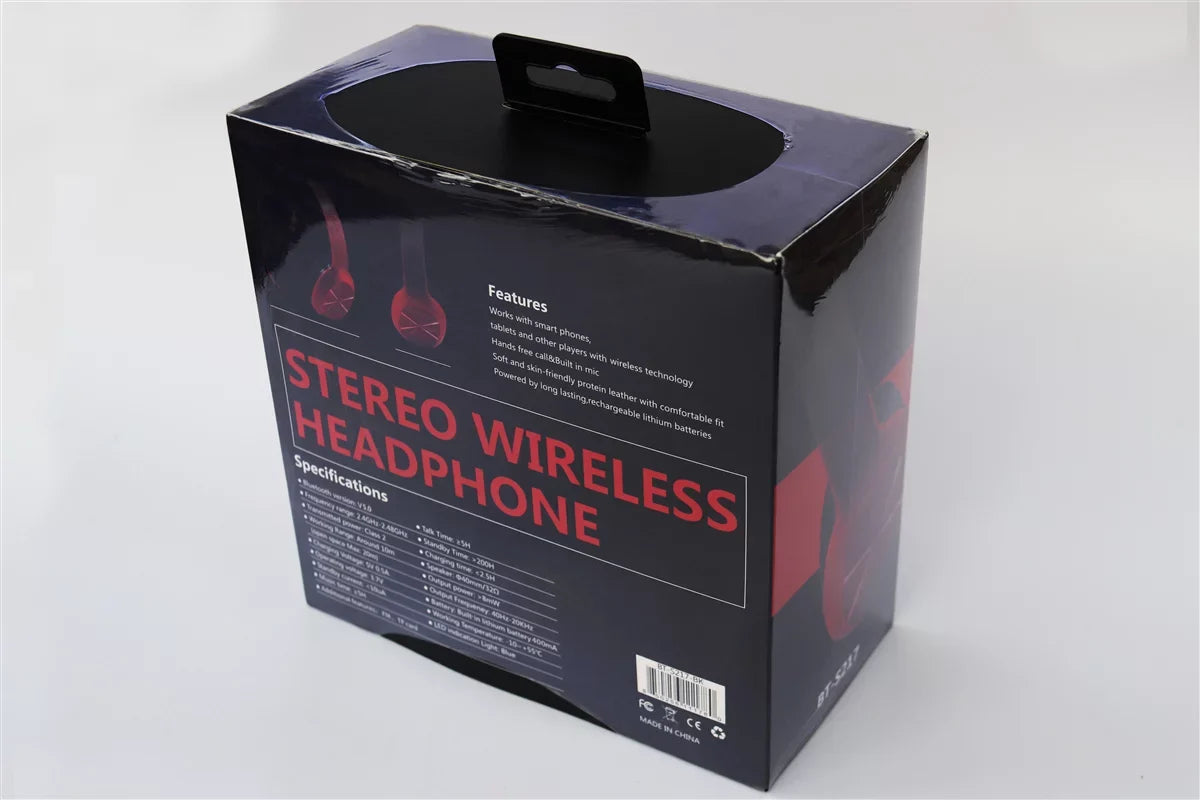 Over-the-Head Stereo Wireless Headsets for  Desire 21 Pro 5G,  5G,  Wildfire , Desire 20+, Wildfire , Desire 20 Pro, Wildfire , U19e (Black)