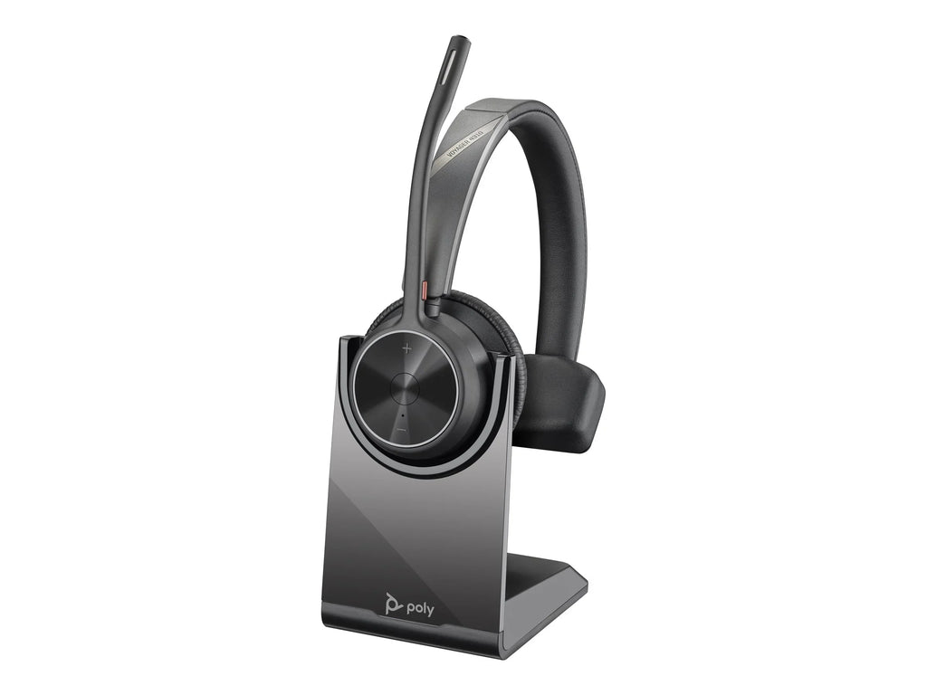 Poly Voyager 4310 -AHeadset +  dongle  - Google Assistant, Siri - Mono -  Type  - Wired/Wireless - Bluetooth - 164 ft - 20 Hz - 20 kHz - On-ear, Over-the-head - Monaural - Supra-aura...