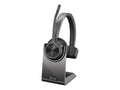 Poly Voyager 4310 -AHeadset +  dongle  - Google Assistant, Siri - Mono -  Type  - Wired/Wireless - Bluetooth - 164 ft - 20 Hz - 20 kHz - On-ear, Over-the-head - Monaural - Supra-aura...