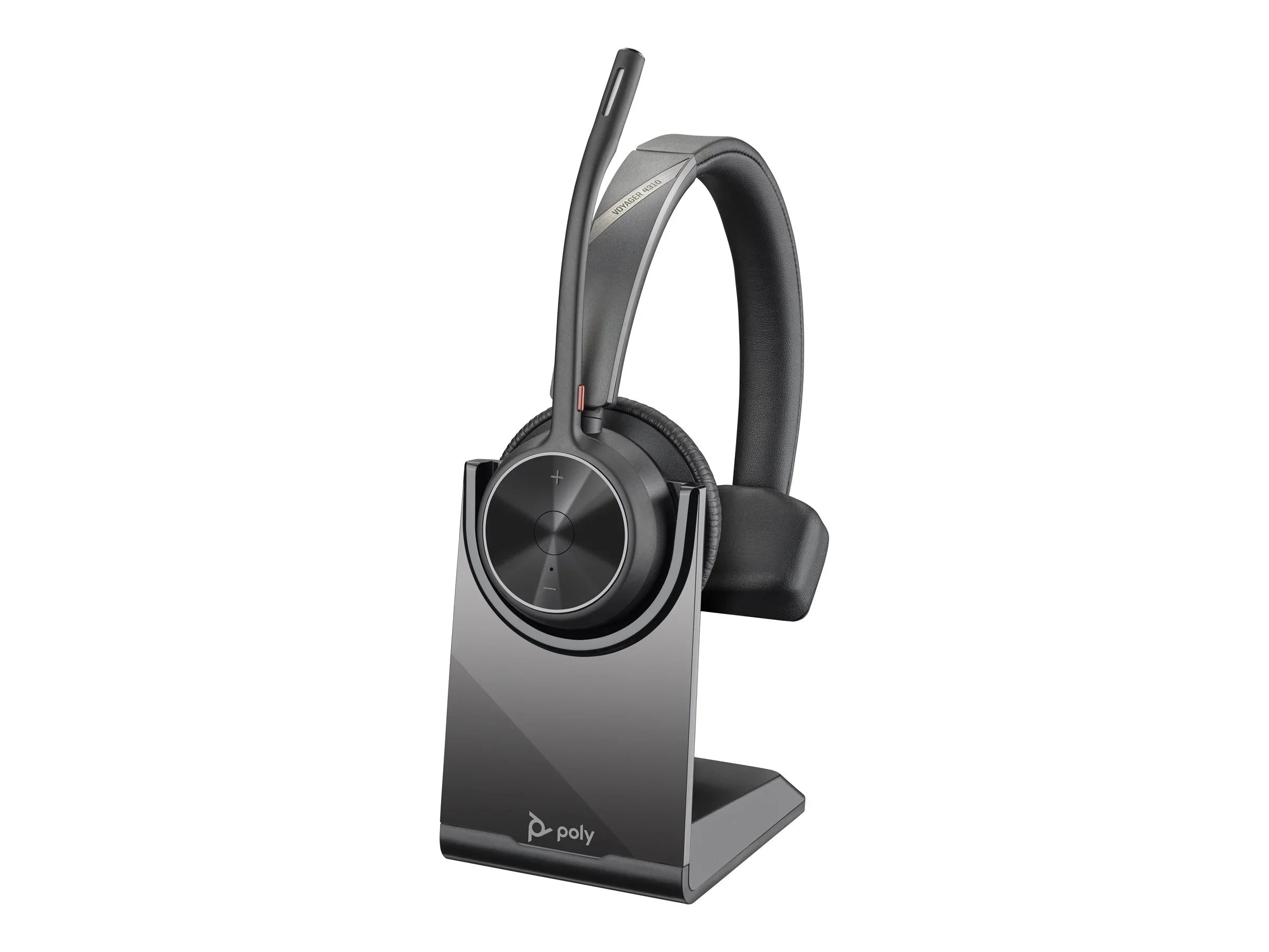 Poly Voyager 4310 -AHeadset +  dongle  - Google Assistant, Siri - Mono -  Type  - Wired/Wireless - Bluetooth - 164 ft - 20 Hz - 20 kHz - On-ear, Over-the-head - Monaural - Supra-aura...
