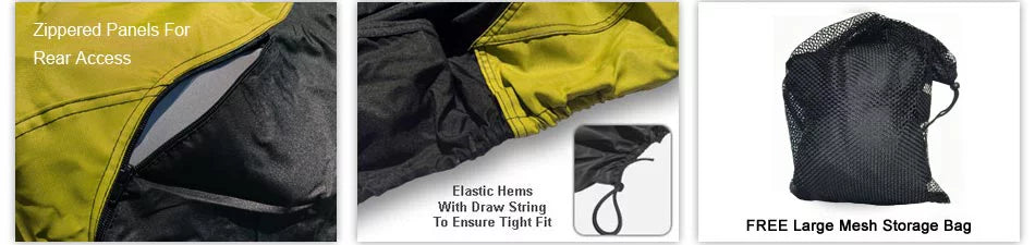 Weatherproof Jet Ski Cover For   2000-2003 -  / Black Color - All Weather - Trailerable - Protects from Rain, Sun,  Rays, And More! Includes Trailer Straps And Storage Bag
