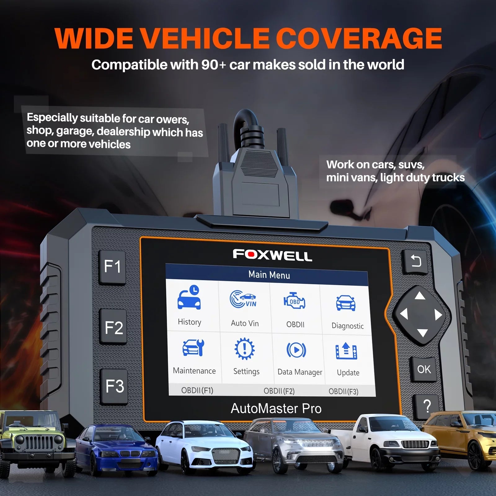 Elite  Scanner Full Systems Diagnostic Scan Tool with ///////Injector 8 Reset Services for Free Update,Car Code Reader Automotive Scanner Auto    Cars