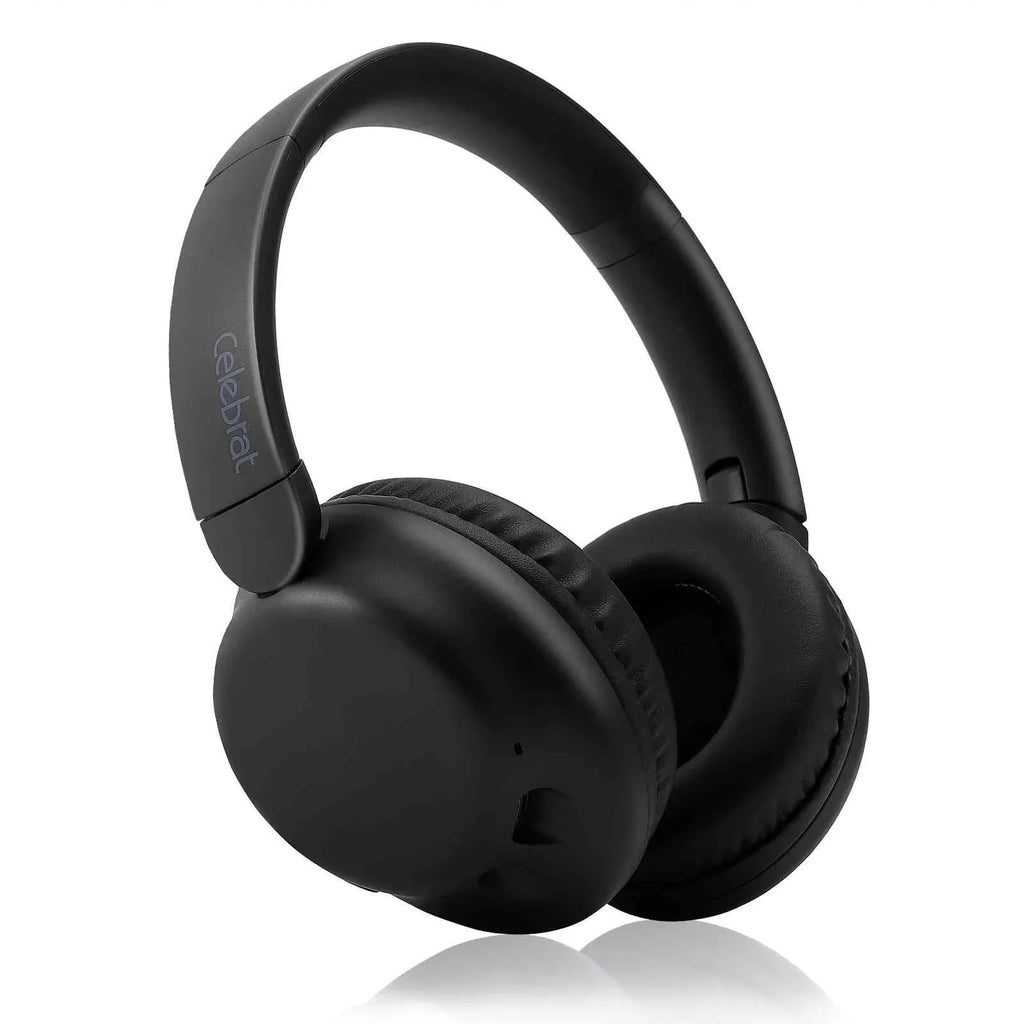 UrbanX Perfect Comfort 955  Overhead Wireless Bluetooth Headphones For Samsung Galaxy M01s Noise-Cancelling, with – Black