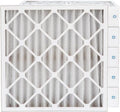 24X24x4  8 Pleated  Furne Air Filters. Case Of 6. Ext Size: 23-3/8  23-3/8  3-3/4