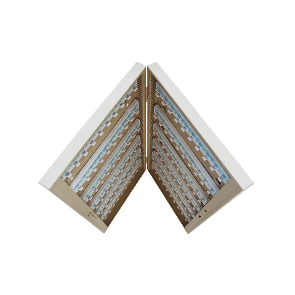 Key Cabinet 100 Hooks Lock Box Wall Mount Key Organizer Beige