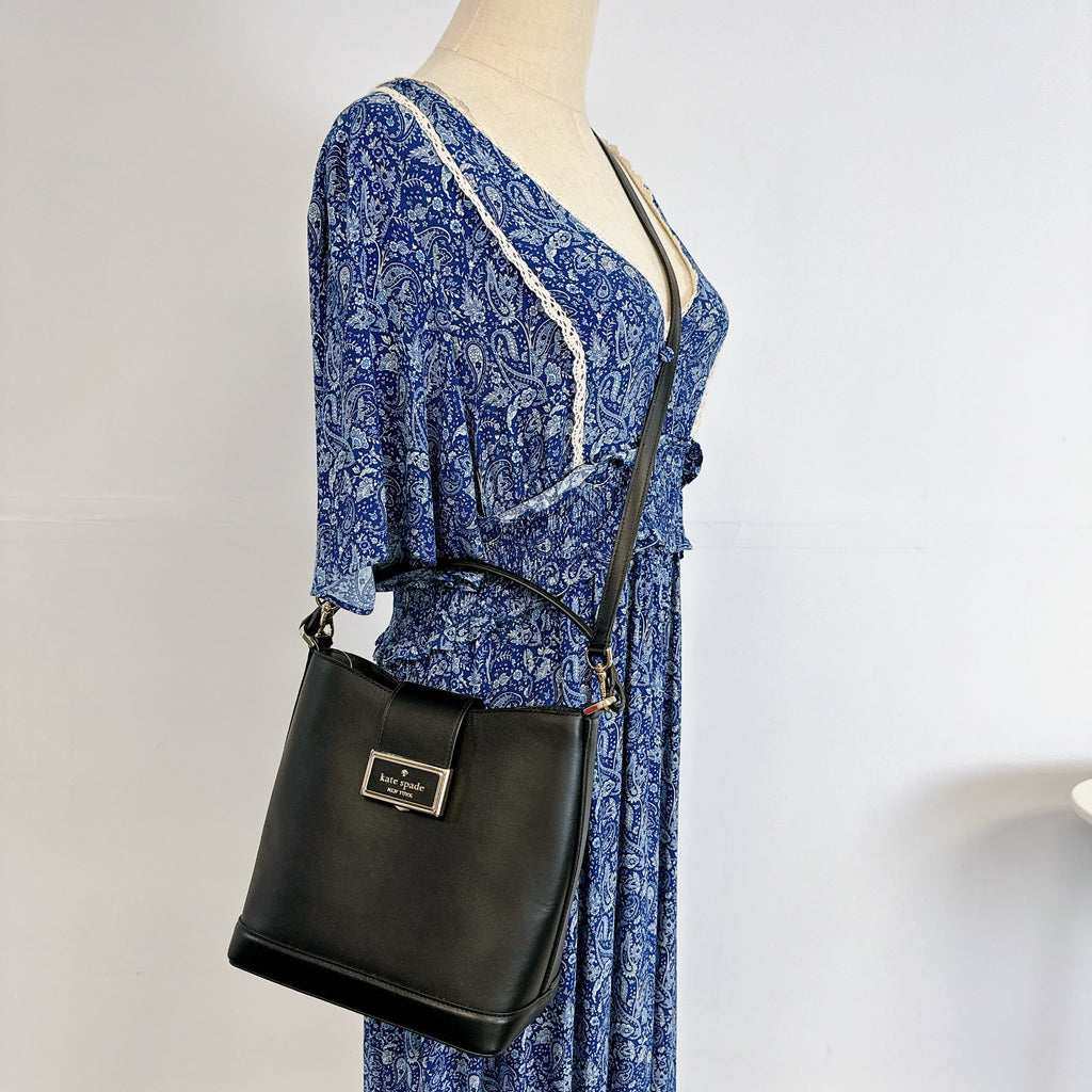 Kate Spade  Reegan Bucket Bag  Black