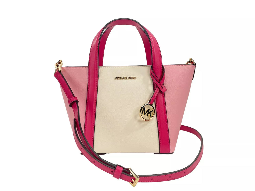 Michael Kors Pratt Small Crossbody Bag (Electric Pink)