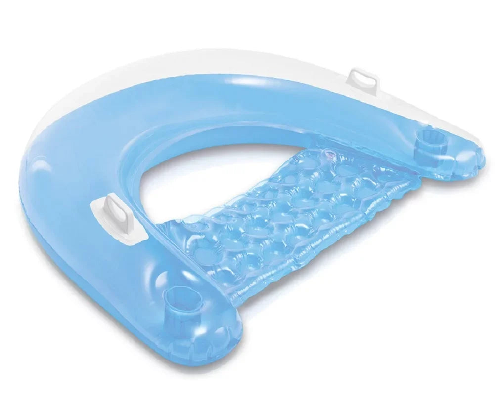 Intex Sit ' Float Inflatable Colorful Floating Pool Lounges 8 Pack (Colors Vary)