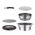 Japanese Korean Stainless Hibachi  Picnic Table Grill Barbecue Stove Cooker