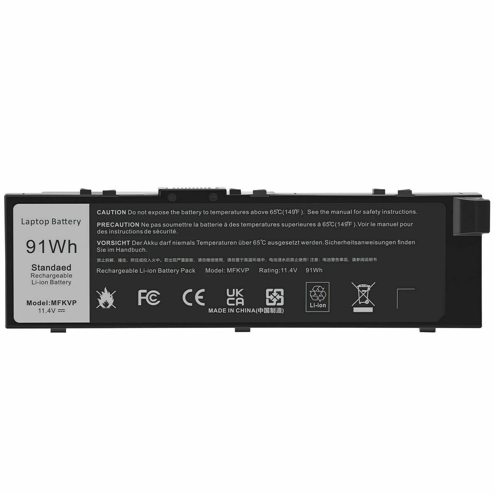Battery For Dell Precision 15 7510 7520 17 7710 7720