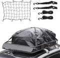 Thten Heavy Duty 64"x 39" Roof Rack, Rooftop Cargo Carrier Basket with Waterproof Bag, Tie Down Strap, Net, Rack Extension and Car Top Luggage Holder for , 150lb Capacity, Steel Construction