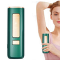 Laser Hair Removal, Painless Laser Hair Removal, Nearly Painless, Flawless Facial Hair Remover, Long-Lasting Result Safe for Reducing in Hair Growth for Body & Face, Green
