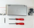 Replacement Housing for Nintendo  Lite Glass Lens Shell Silver