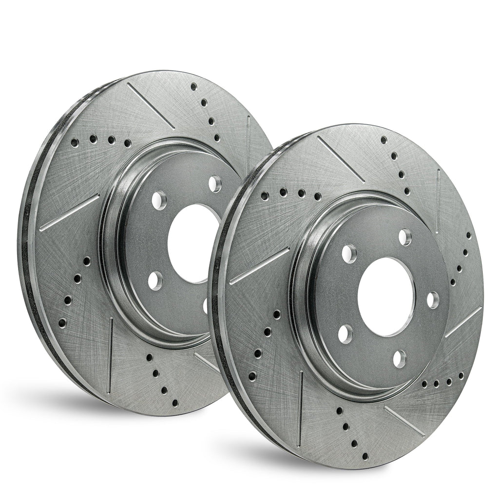 Rear Drill/Slot Zinc Brake Rotors For Ford Ranger 1998-2002