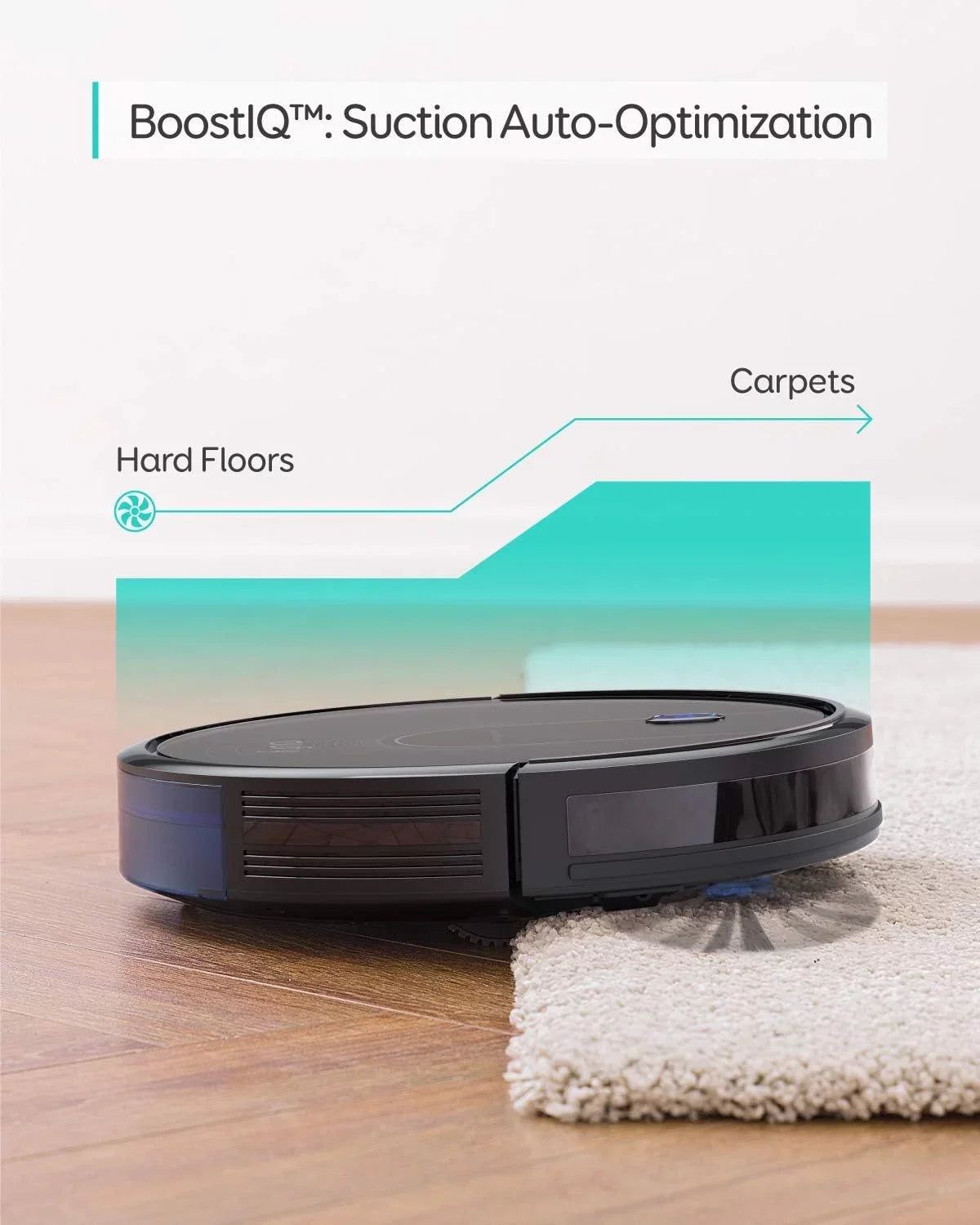 Open Box Eufy by Anker BoostIQ RoboVac 12 Robot Vacuum Cleaner - - Black
