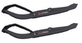 Pair of Black & Pro  8" Snowmobile Mountain/Trail Skis /Black & Loops