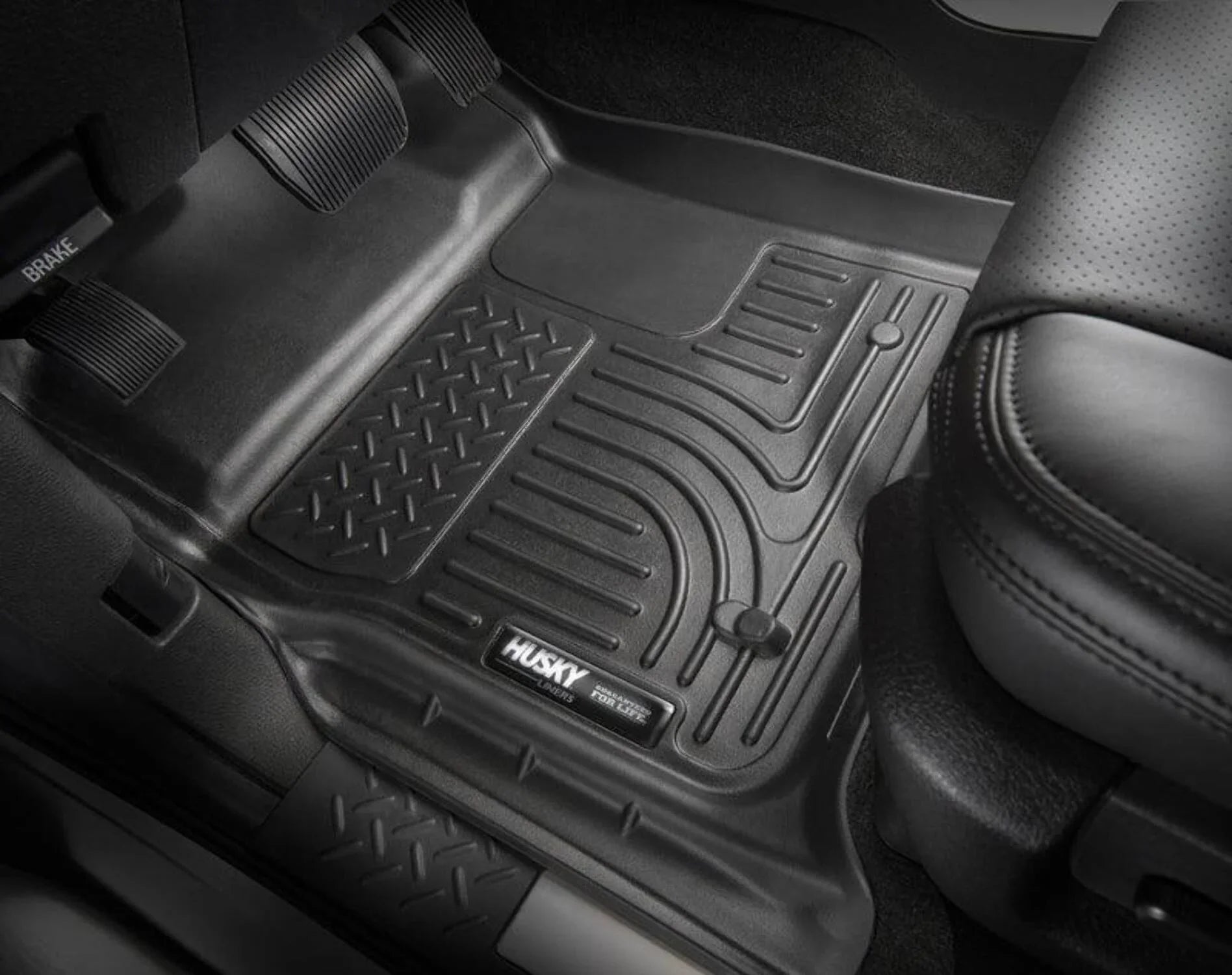 Husky by RealTruck Weatherbeater Series Trunk Liner Black Compatible with 08-12 Honda Accord 4 Door