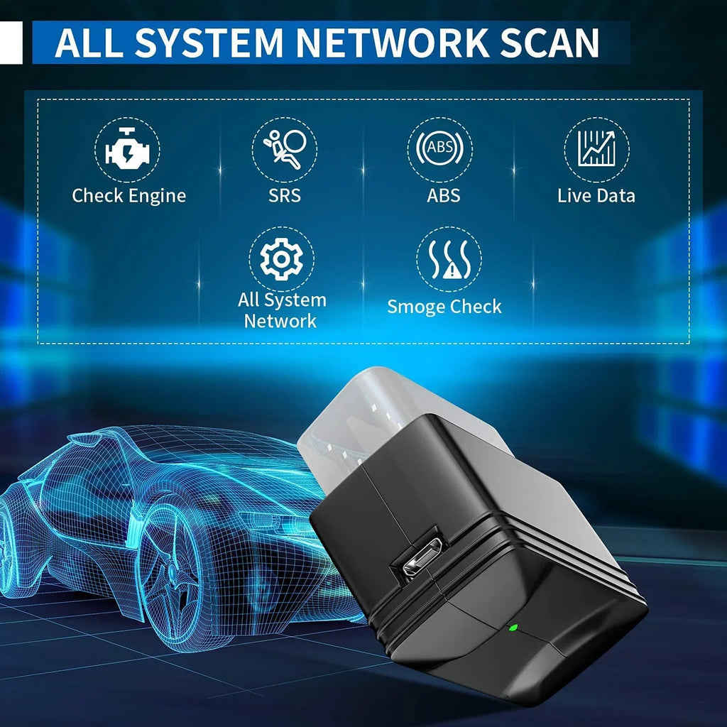 Innova 6000P Bluetooth Wireless  Car Code Reader Check Engine Light   Airbag System Automotive Diagnostic Tool  Scanner 12V Vehicle Read Clean Code Scanner for  and Android Phones