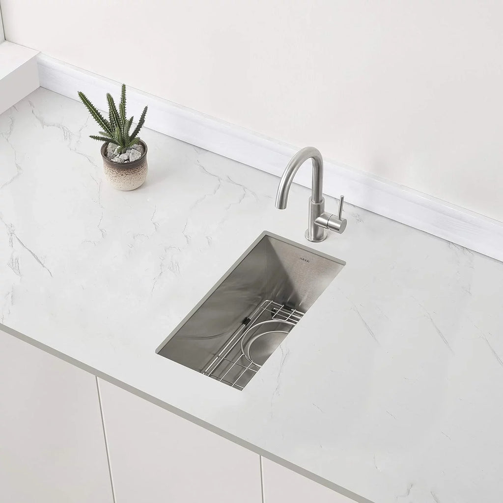 Small Undermount Bar Sink Or  Kitchen Sink,16-Gauge Stainless (10 By 18 Inch)