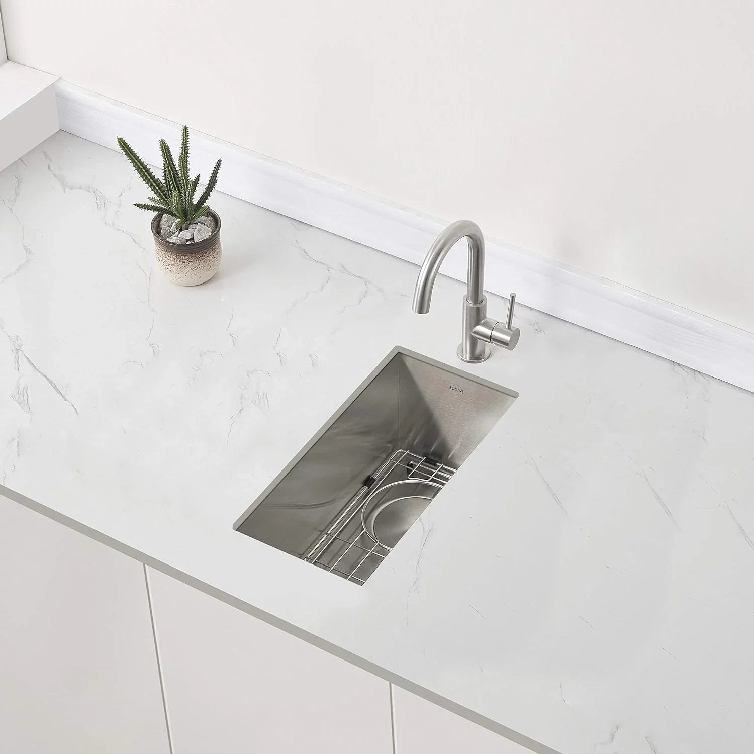 Small Undermount Bar Sink Or  Kitchen Sink,16-Gauge Stainless (10 By 18 Inch)