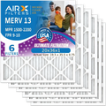 20x36x1 Air Filter  13 Comparable to  1500 - 2200 &  9 Electrostatic Pleated Air Conditioner Filter 6 Pack   Premium  Made 20x36x1 Furnace Filters by     .