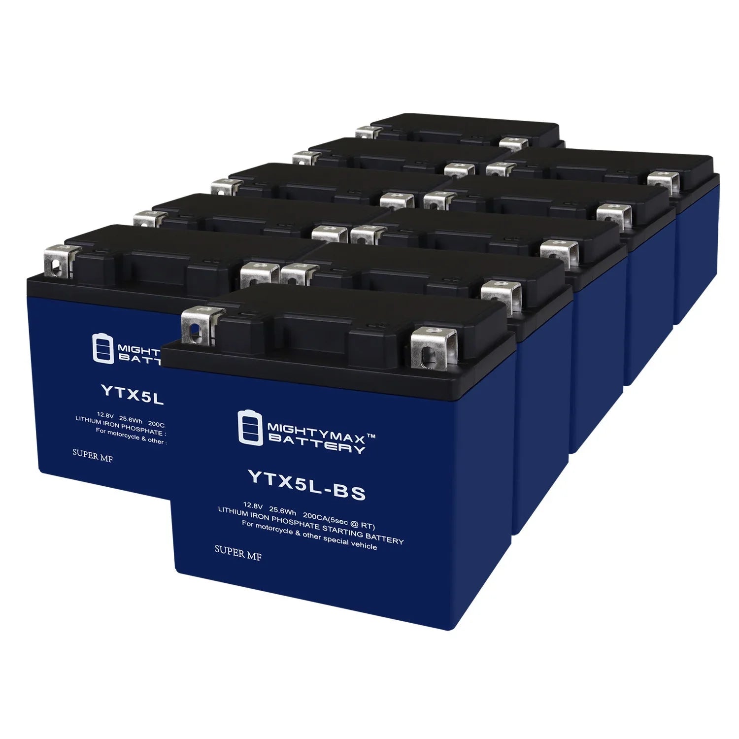 '- Lithium Replacement Battery Compatible with Cannondale  Motorcycle 00-01 - 10 Pack