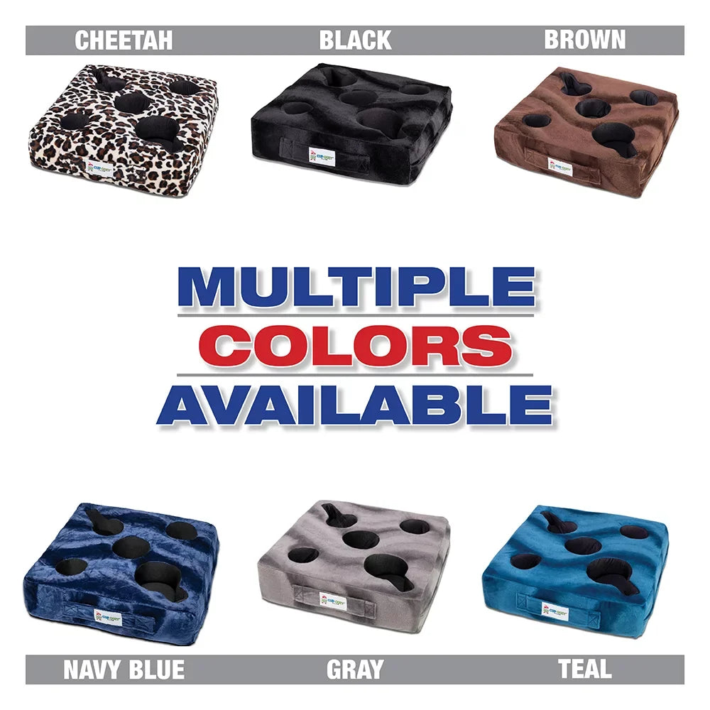 Cup Cozy Deluxe Pillow (Navy) As Seen on  -The world's  cup holder! Keep your drinks close and prevent spills. Use it anywhere-Couch, floor, bed, man cave, car, , park, beach and more!