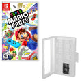 Super Mario Party With Hard Shell 12 Game Caddy, Nintendo Switch