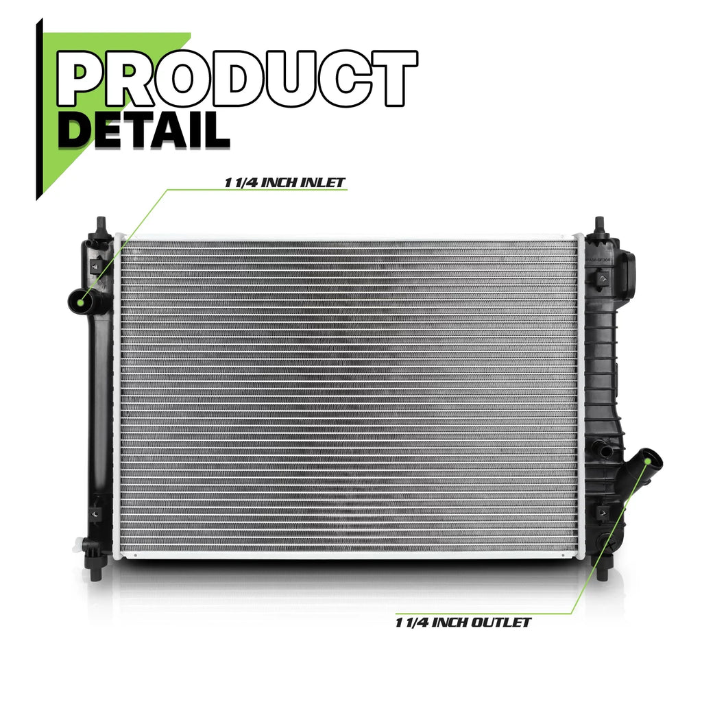 Magshion 13097 Aluminum Radiator  Replacement fit 2009-2011 Chevrolet Aveo&Aveo5/2009-2010 Pontiac /2009 Suzuki Swift+