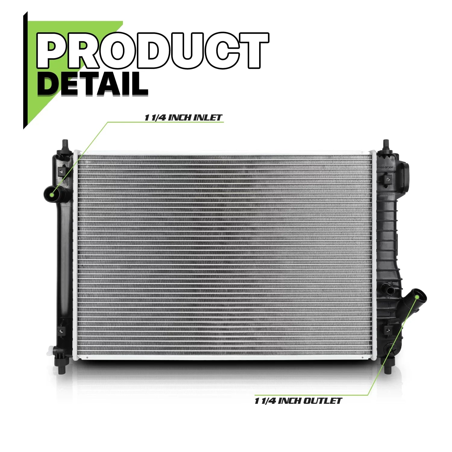 Magshion 13097 Aluminum Radiator  Replacement fit 2009-2011 Chevrolet Aveo&Aveo5/2009-2010 Pontiac /2009 Suzuki Swift+