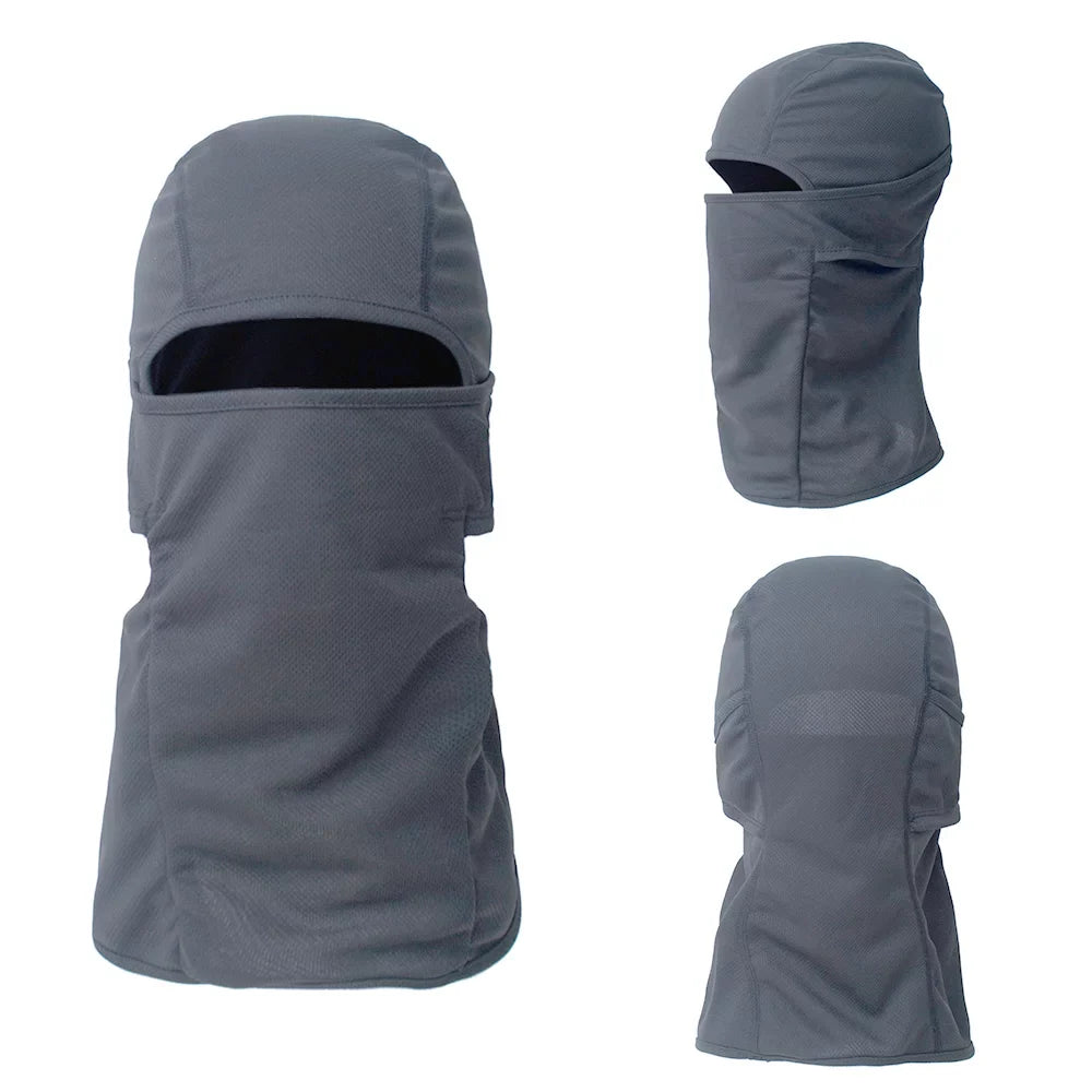 Toptie 45 Pack Black Balaclava Ourdoor  Sun Protection Hood Mesh Cooling Adjustable Balaclava for Men Women-45 Pcs Black