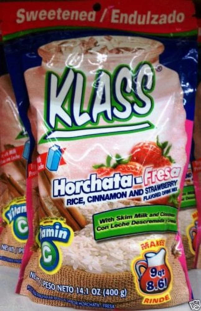 Klass Horchata Strawberry Mix (Pack of 4)