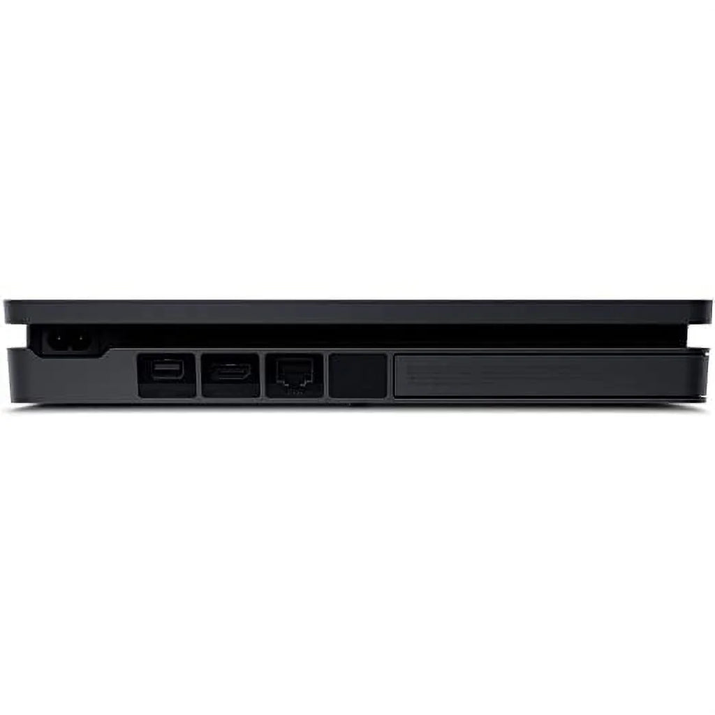 Sony 2215B PlayStation 4 Slim 500GB Gaming Console Black,  Cable 2 Controller With   Cleaning Kit Bundle Like New