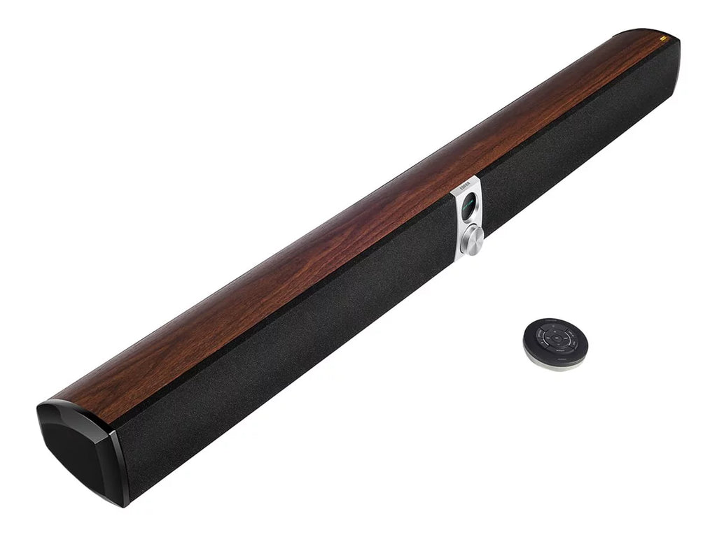 Edifier  - Sound bar - wireless - Bluetooth - 88 Watt - 2-way - dark walnut (grille color - black)